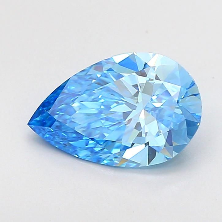 1.35 CT Fancy Vivid Blue PEAR