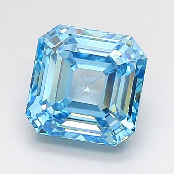 1.31 CT Fancy Vivid Blue ASSCHER