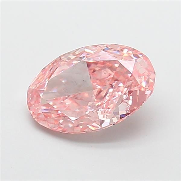 2.5 CT Fancy Vivid Pink OVAL
