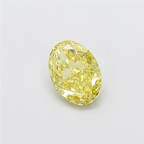 1.05 CT Fancy Intense Yellow OVAL