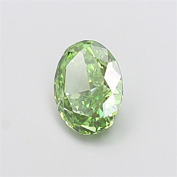 1.03 CT Fancy Vivid Green OVAL