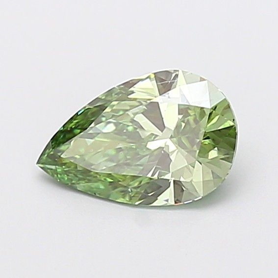 1.01 CT Fancy Vivid Green PEAR