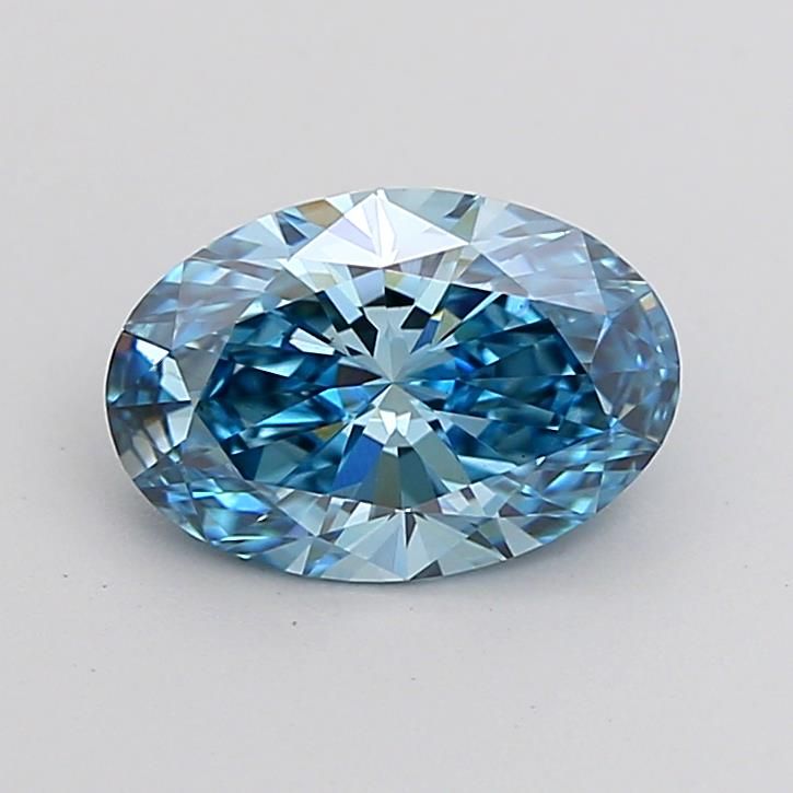 1.5 CT Fancy Vivid Blue OVAL