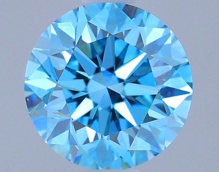 0.71 CT Fancy Vivid Blue ROUND