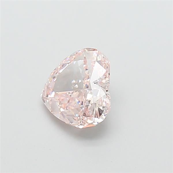 1.54 CT Fancy Light Brownish Pink HEART