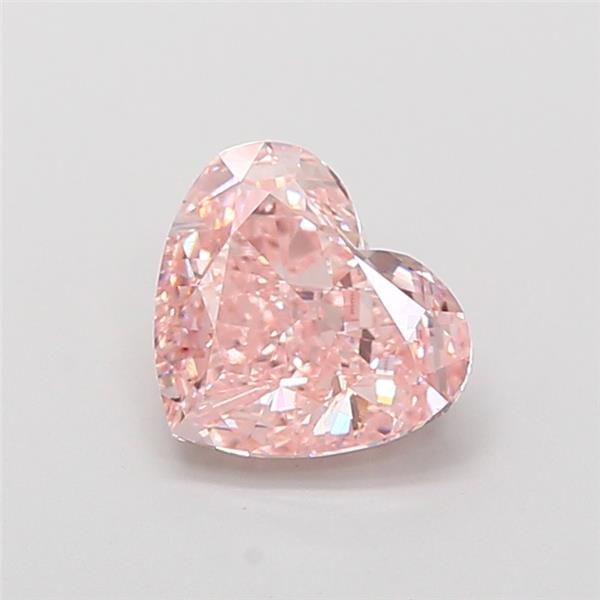 1.01 CT Fancy Brownish Pink HEART