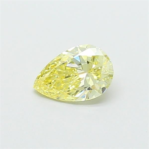 0.64 CT Fancy Yellow PEAR