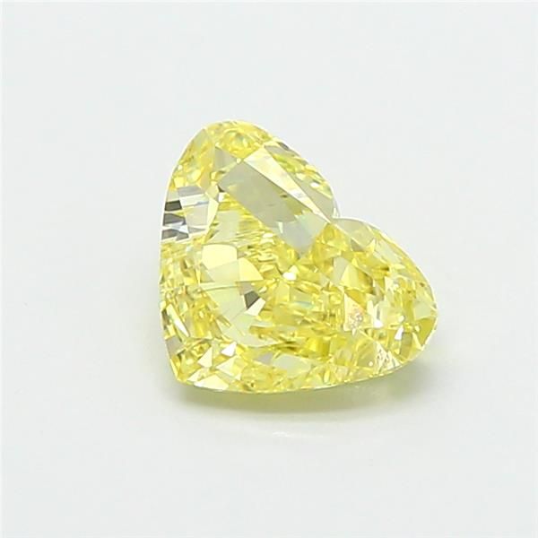 1.0 CT Fancy Intense Yellow HEART