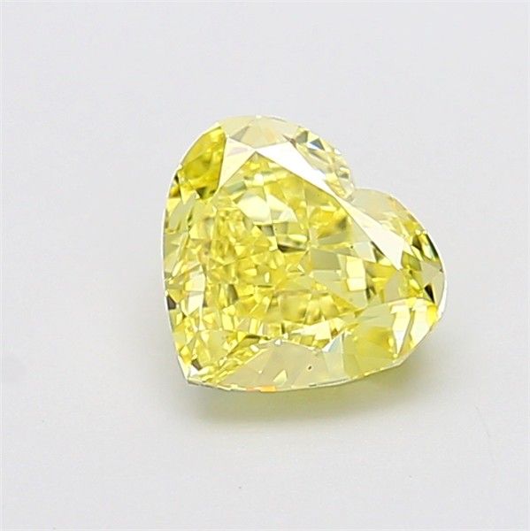 1.54 CT Fancy Intense Yellow HEART