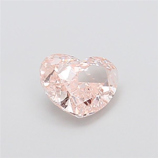 1.54 CT Fancy Light Pinkish Brown HEART