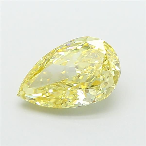 1.39 CT Fancy Intense Yellow PEAR