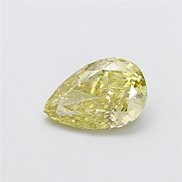 1.37 CT Fancy Yellow PEAR