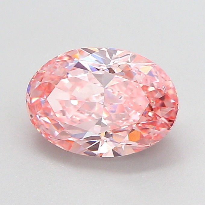 1.55 CT Fancy Vivid Pink OVAL