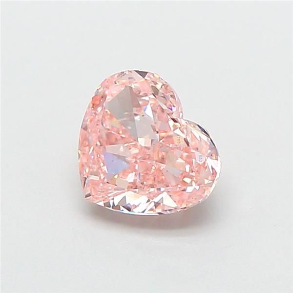1.02 CT Fancy Intense Pink HEART