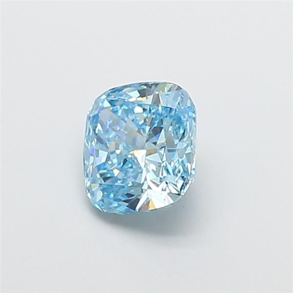 1.71 CT Fancy Vivid Blue CUSHION MODIFIED