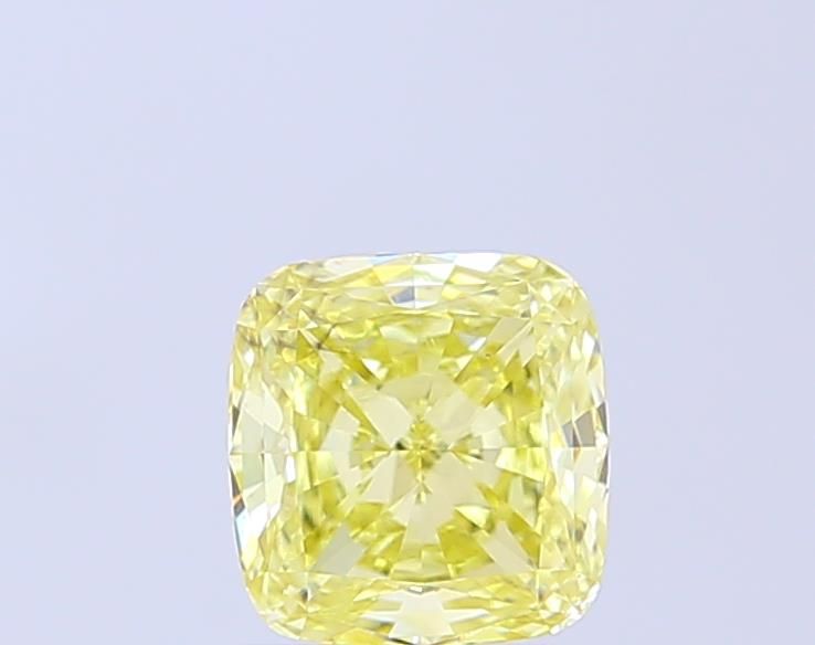 1.24 CT Fancy Yellow CUSHION MODIFIED