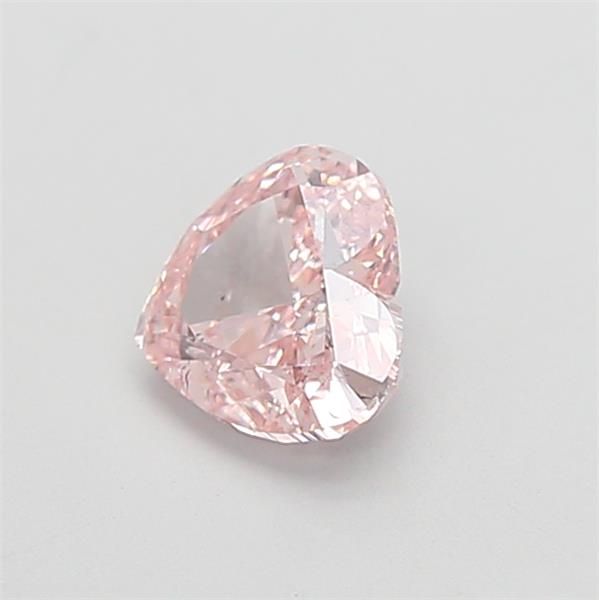 1.01 CT Fancy Intense Brownish Pink HEART