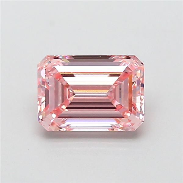 1.53 CT Fancy Intense Pink EMERALD