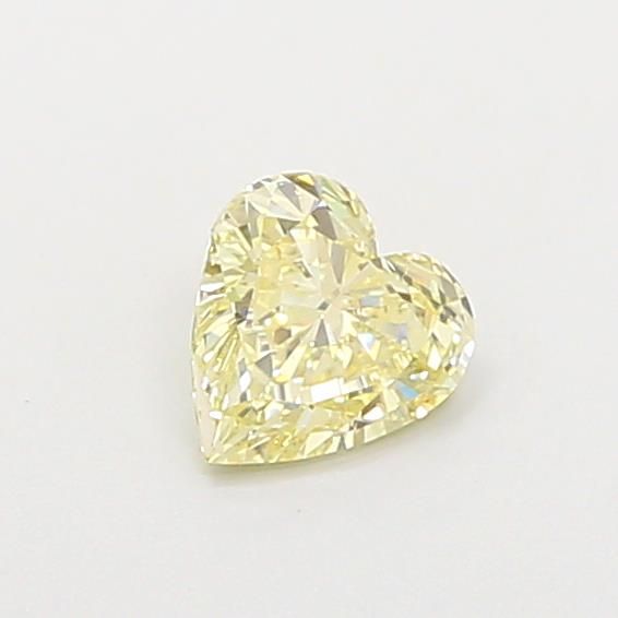 0.52 CT Fancy Light Yellow HEART