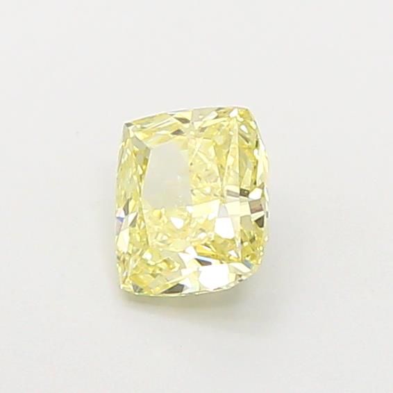 0.62 CT Fancy Yellow CUSHION MODIFIED