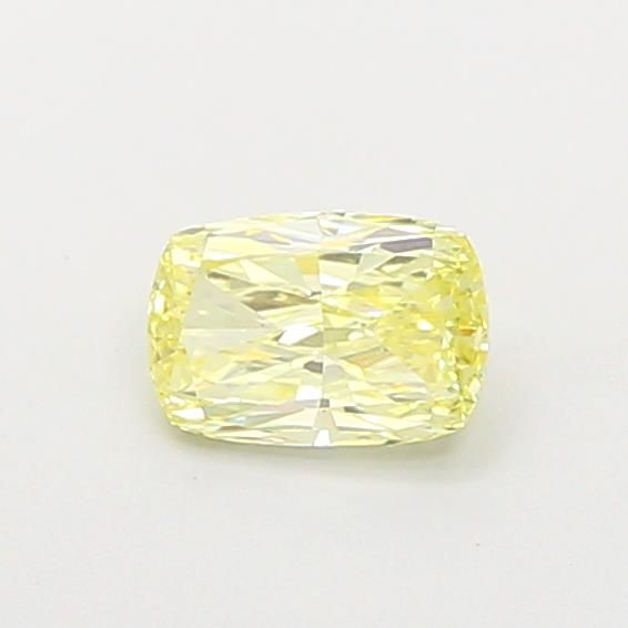 0.55 CT Fancy Yellow CUSHION MODIFIED