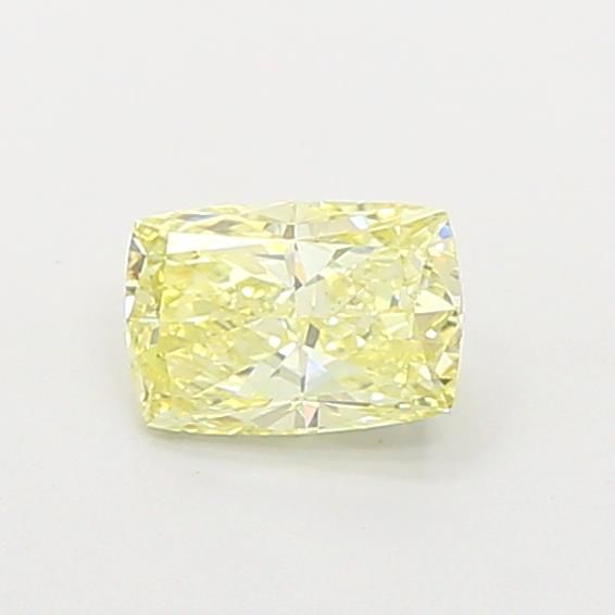 0.64 CT Fancy Yellow CUSHION MODIFIED