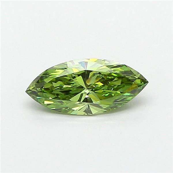 1.06 CT Fancy Vivid Green MARQUISE