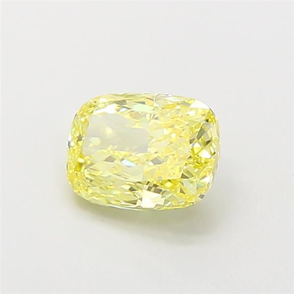 1.06 CT Fancy Intense Yellow CUSHION MODIFIED