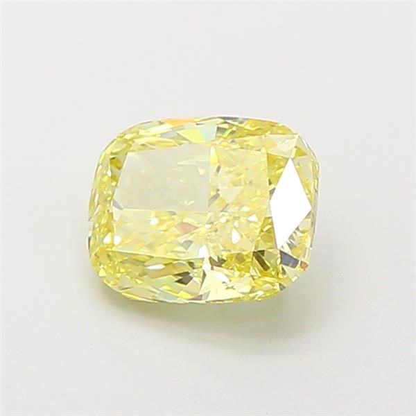1.33 CT Fancy Intense Yellow CUSHION MODIFIED