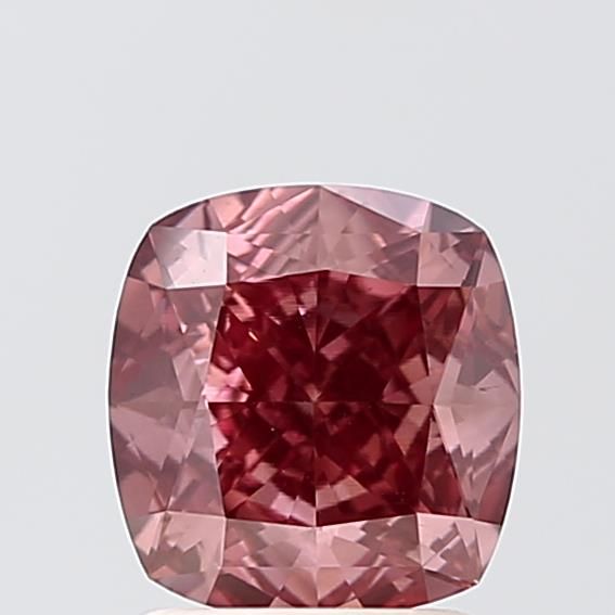 1.7 CT Fancy Intense Brown Pink CUSHION MODIFIED