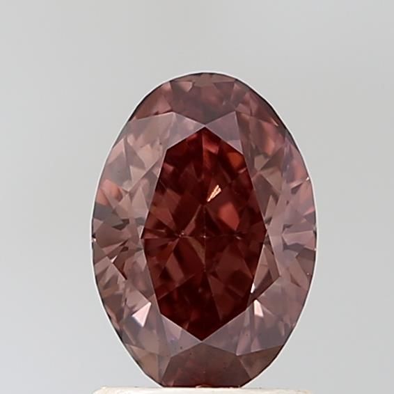 1.37 CT Fancy Deep Pink OVAL