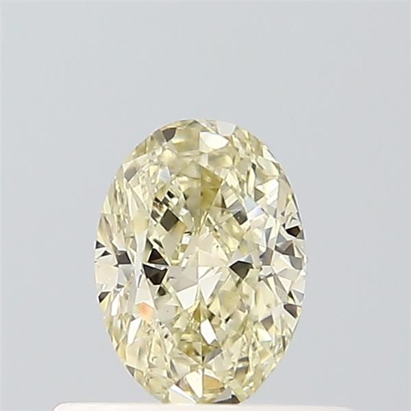 0.52 CT Fancy Light Yellow OVAL