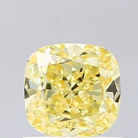 1.01 CT Fancy Intense Yellow CUSHION MODIFIED