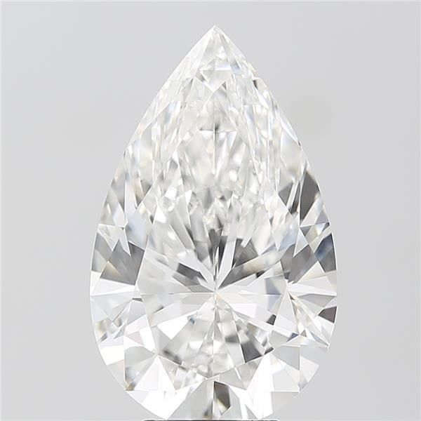 7.10 ct. pear Lab Grown Diamond front image