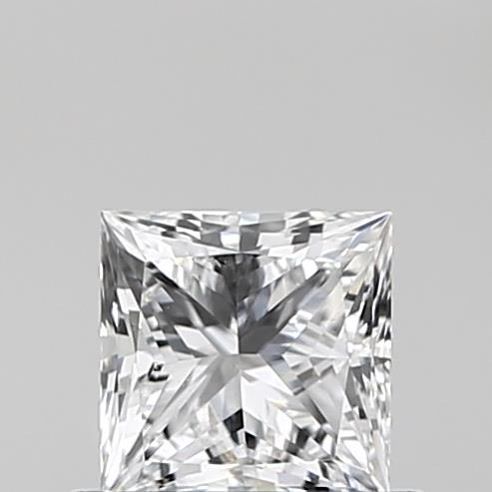 0.57 ct lab-grown Princess Diamond