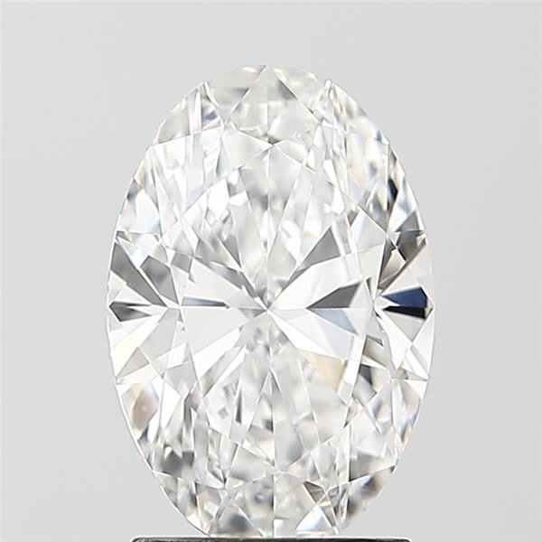 2.05 ct. oval Lab Grown Diamond front image