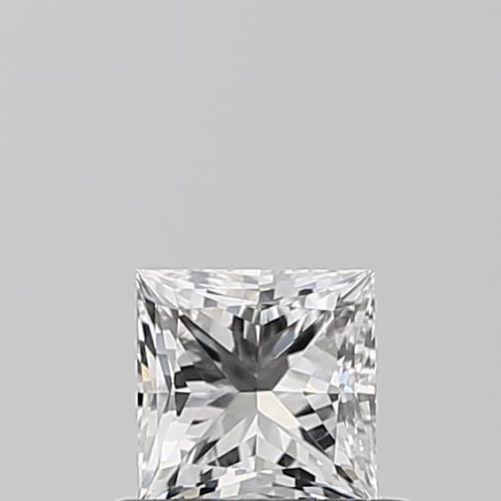 0.69 ct. princess Lab Grown Diamond front image