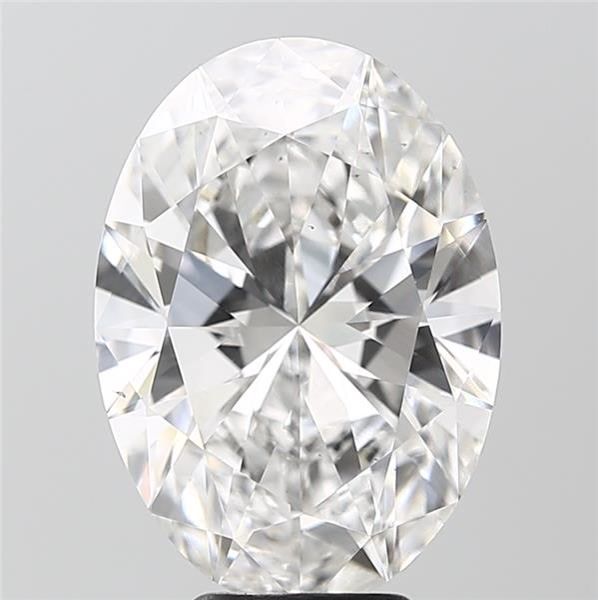 5.75 ct. oval Lab Grown Diamond front image