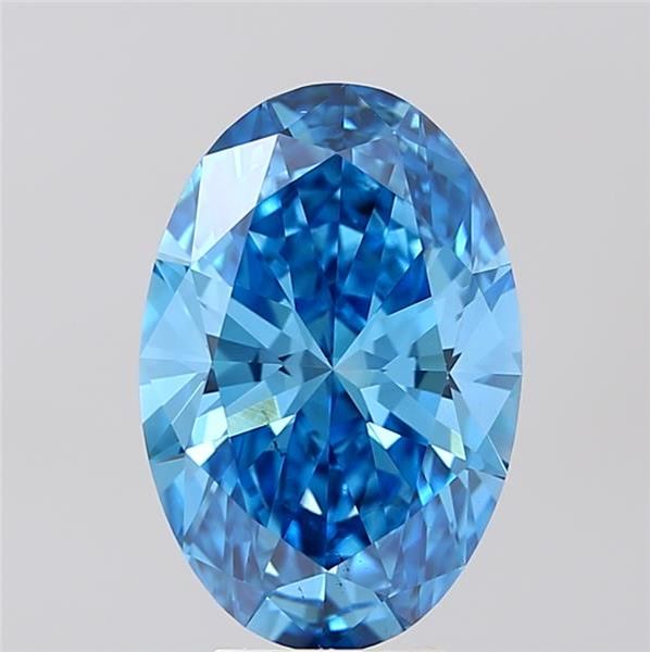 4.05 ct. oval Lab Grown Diamond front image