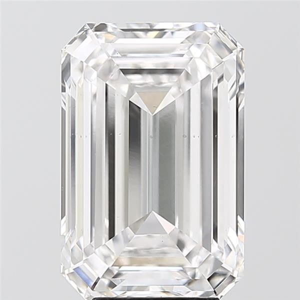 6.04 ct. emerald Lab Grown Diamond front image