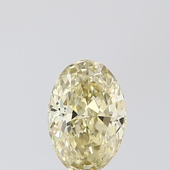0.52 CT Fancy Light Yellow OVAL
