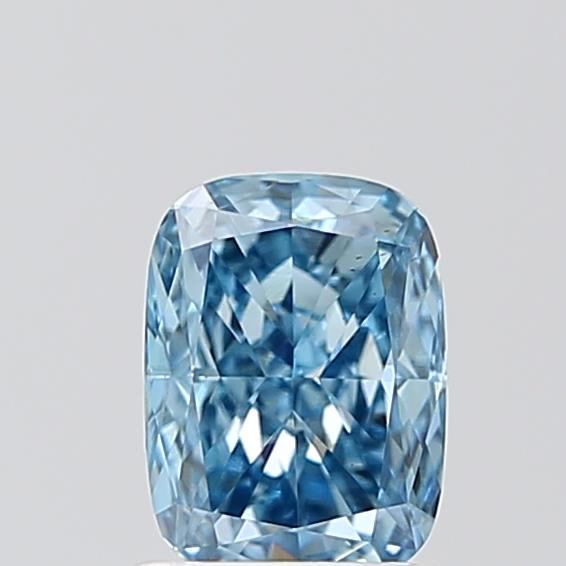1.04 CT Fancy Vivid Blue CUSHION MODIFIED