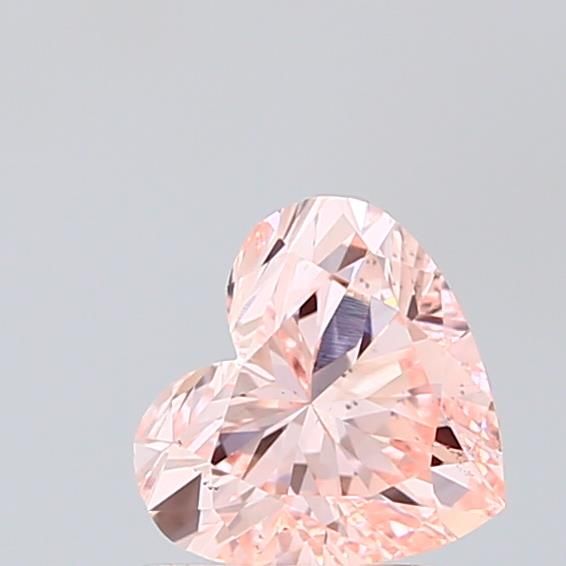 1.05 CT Fancy Intense Pink HEART