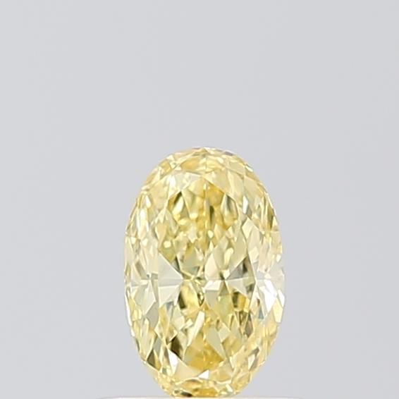 0.53 CT Fancy Intense Yellow OVAL