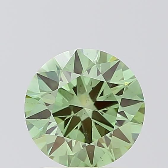 1.35 CT Fancy Vivid Green ROUND