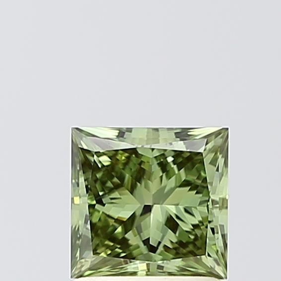 1.02 CT Fancy Vivid Green PRINCESS