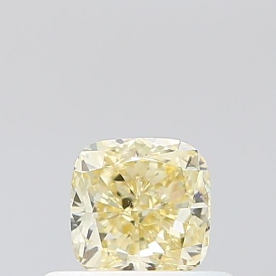 0.4 CT Fancy Light Yellow CUSHION MODIFIED