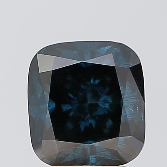 2.06 CT Fancy Deep Blue CUSHION MODIFIED