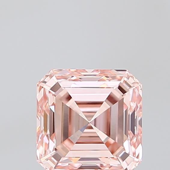 1.51 CT Fancy Intense Pink SQUARE EMERALD