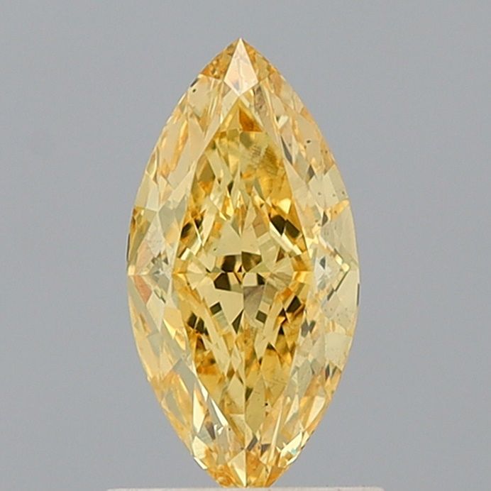 1.09 CT Fancy Vivid Yellow MARQUISE